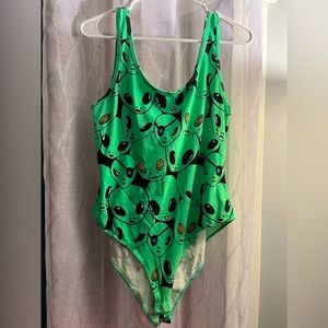 Plus Size Forever 21 Alien Bodysuit